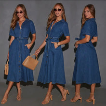 Load image into Gallery viewer, Denim Dress
