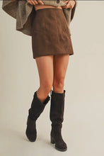 Load image into Gallery viewer, Suede Skirt
