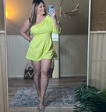 Load image into Gallery viewer, Soft Lime Romper
